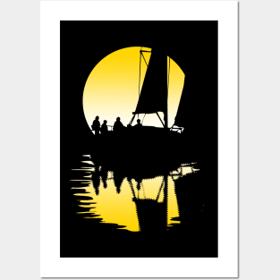 Sailing Sunset Posters and Art